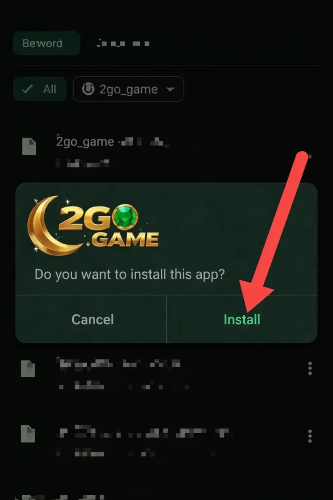 install 2go game