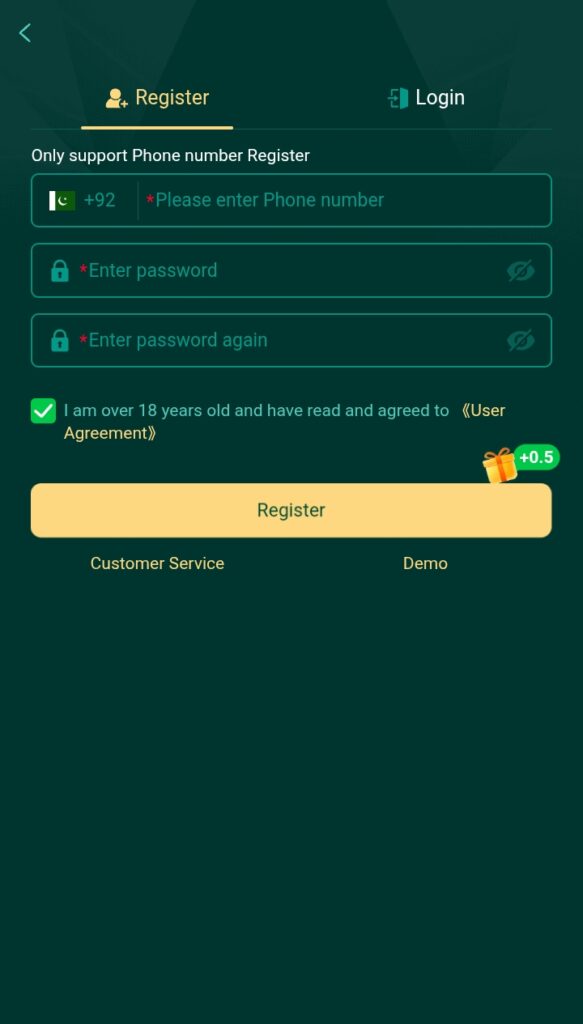 2go game register